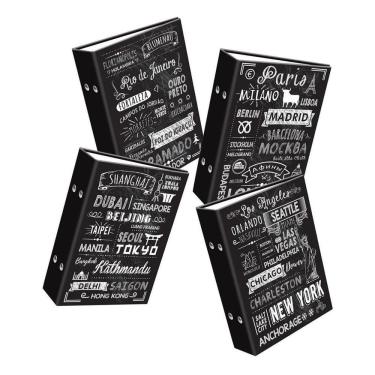 Imagem de Álbum Para 480 Fotos 10X15 World Travel 4 Unidades 120 Fotos