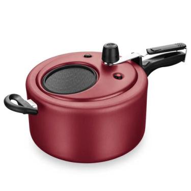 Imagem de Panela de Pressão Cereja 8,0 Litros com Visor Superior 25cm 6034 Mta, 