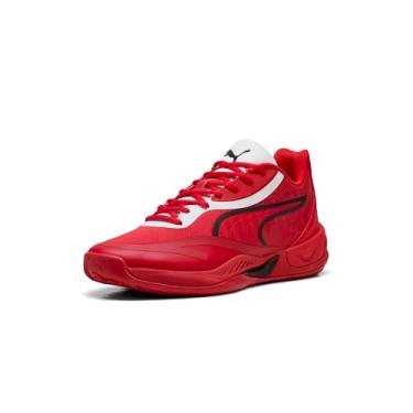 Imagem de Puma Tênis de basquete masculino All-Pro Nitro, For All Time Red-Puma Black-Puma White, 38
