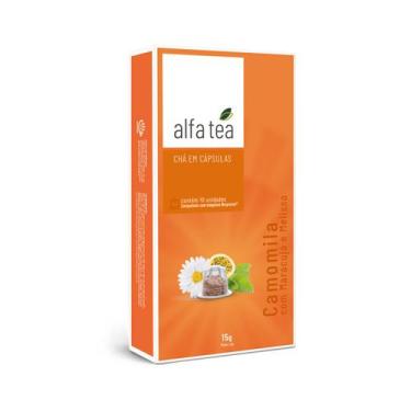 Imagem de Cápsulas de Chá Branco com Hortelã Alfa Tea 10 un.