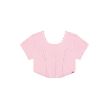 Imagem de Blusa Corselet Infantil Gloss, Rosa, 12