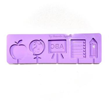 Imagem de L49 molde de silicone pirulito professores para decorar - confeitaria 