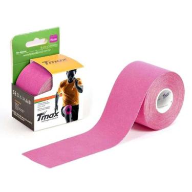 Imagem de Bandagem Elástica Kinesio TMax - 5cm x 5m - Rosa - T Max