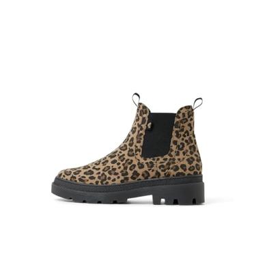 Imagem de Roxy Bota feminina Wonderland Chelsea, Estampa de leopardo, 42