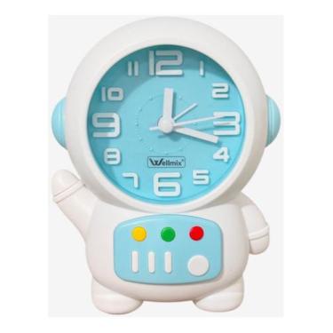Imagem de Relógio Despertador De Mesa Astronauta Infantil Decorativo - altomex, 
