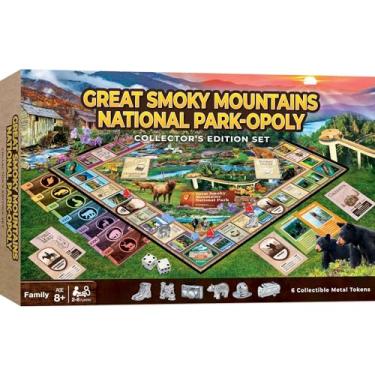 Imagem de MasterPieces Great Smoky Mountains National Park Opoly - Smoky Mountain Monopoly Game for Adults & Kids - Scenic Drive & Wildlife Board Game