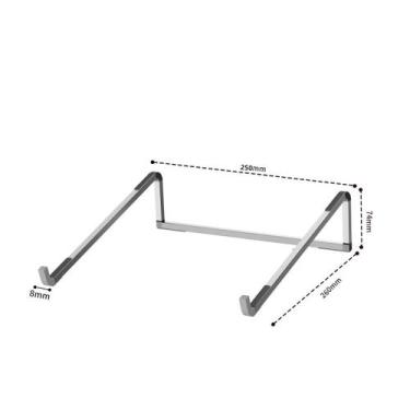 Imagem de Suporte Ajustável De Alumínio Para Laptop Para Macbook Suporte Para Co