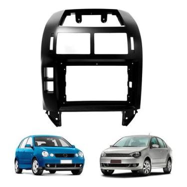 Imagem de Moldura Painel Central Multimidia 9Polegadas Polo Hatch Sedan 2003 à 2