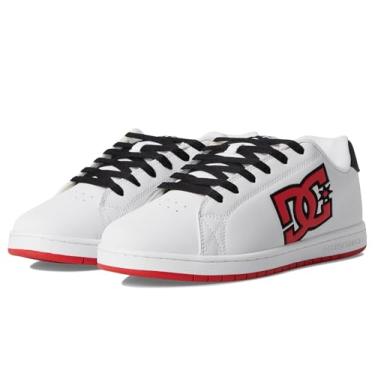 Imagem de DC Tênis de skate masculino Gaveler, Branco/Vermelho, 43