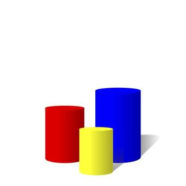 Imagem de Trio Capas Para Cilindro Versátil Azul, Vermelho e Amarelo  C/ Elástic