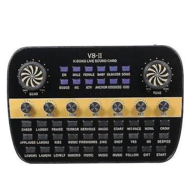 Imagem de Conjuntos de acessórios de computador v8 placa de som ao vivo atualiza