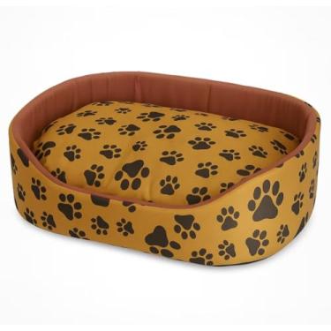 Imagem de Cama para Cães Casinha Caminha Pet, Almofada Oval para Animais de Estimação