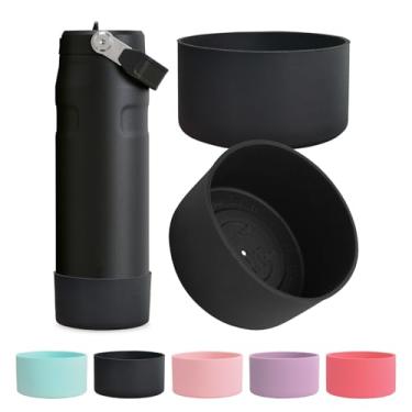 Imagem de Kaitiaki Bota de silicone de 2 peças para Stanley IceFlow 680 g – Serve para garrafas com canudo e tampa de fluxo rápido, manga inferior antiderrapante, acessórios de proteção para garrafa de água