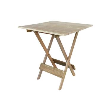 Imagem de Mesa de Madeira Dobrável 70x70 sem Pintura