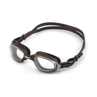 Imagem de Óculos de Natação Profissional, Espelhado, Anti-Embaçante, Visão 180 Graus, Ajuste Anatômico com Presilhas Rápidas, para Águas Abertas e Piscinas (Transparente)