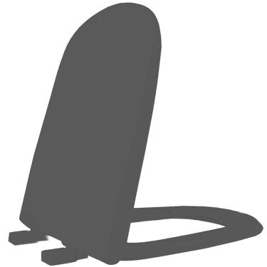 Imagem de Assento Sanitário Convencional Polipropileno Etna Preto - Aste12c - Tupan Assento Conv.pp Etna Preto Tupan Aste-12c
