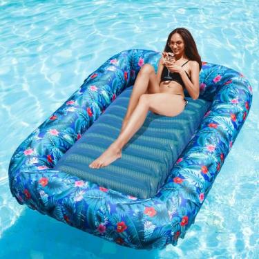 Imagem de Pool Float FindUwill inflável adulto 180x125cm azul