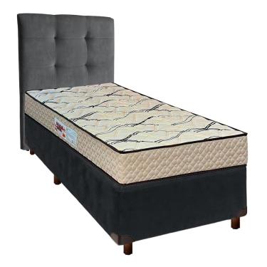 Imagem de Kit Cama Box + Cabeceira + Colchão Solteiro D33 - Maxsono - Paropas