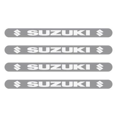 Imagem de Adesivo Protetor Tank Pad Compatível Suzuki - Logos Personalizados - C