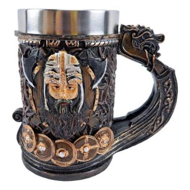 Imagem de Caneca Viking Decorativa Cerveja Chopp Presente Coleção