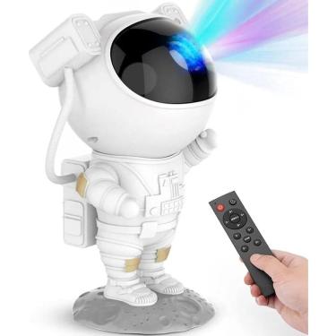 Imagem de Projetor Luz Noturna Astronauta Estrelas Nebulosa Galáxia
