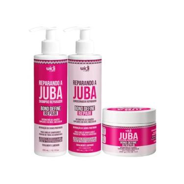 Imagem de Kit widi care juba bond repair shampoo, condicionador e máscara 300