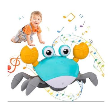 Imagem de Toy Musical Crab com luz LED, sensor, bateria recarregável - Lightbek 