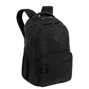 Imagem de Mochila Costa Sestini Crinkle 3 College Faculdade Anti Furto, Preto