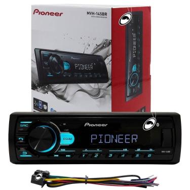 Imagem de Rádio Pioneer Mvh-145Br Som Automotivo Usb Bluetooth 4Canais