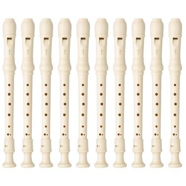 Imagem de Kit 50 Flautas Doce Soprano Germânica Em C YRS-23 Yamaha