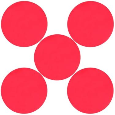 Imagem de MAGICLULU Película de Iluminação Autoadesiva, 5 Folhas Difusoras Vermelhas Quentes, Géis de Correção de Cor para Decoração de Lâmpadas, 3,93 Polegadas