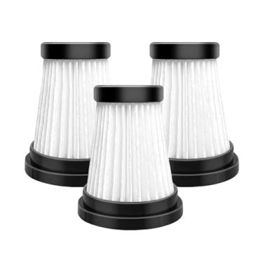 Imagem de HEPA Filter Compatible With MOOSOO K12 K12 Pro K13 Compatible With Genius Invictus One 1.0 X7 2.0 Vacuum Cleaner Replacement(3 Pcs)