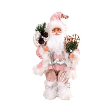 Imagem de CarpNettore Boneco de Papai Noel para Mesa, Enfeite de Mesa, Estatueta de Natal, Figura de Papai Noel em Pé para Casa, Vitrine de Loja de Férias, 30cm
