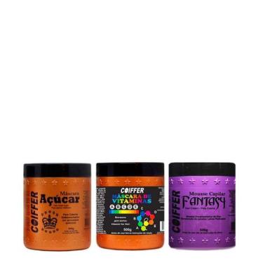 Imagem de Coiffer Kit Cronograma Capilar Loiras 3 Unidades  Tratamento para Fios