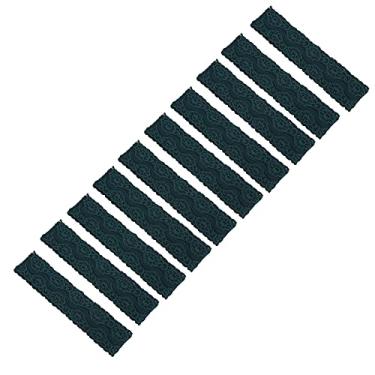 Imagem de Cryfokt Fita de Renda Elástica Verde Escuro, Acabamento Confortável e Exclusivo para Tiaras, Ligas e Decoração de Casa DIY.