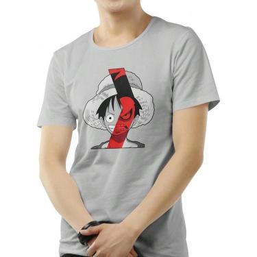 Imagem de Camiseta Anime Luffy One Piece O.P Pirata Chapéu Seriado-Masculino