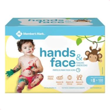 Imagem de Lenços Umedecidos Member's Mark Mãos E Rosto Hipoalergênico