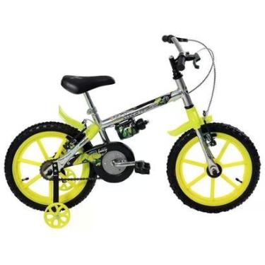 Imagem de Bicicleta Infantil Aro 16 Track & Bikes Dino Neon Freio V-Brake-Unissex