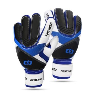 Imagem de Luvas de goleiro de futebol de látex Luvas de goleiro de futebol com punhos fortes para adultos