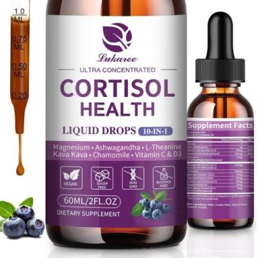 Imagem de Suplementos de cortisol Lukaree 10 em 1 Detox Manager 60mL