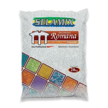 Imagem de Argamassa Projetada Romana Branca 20kg
