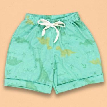 Imagem de Shorts Bebê Malha Macelin com Estampas Fofas e Elegantes - Era Uma Vez