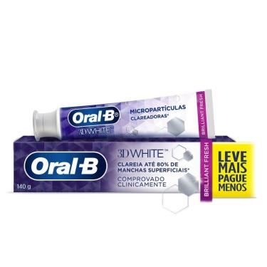 Imagem de Creme Dental Oral-B 3D White Anticáries com Flúor 140g