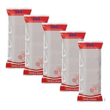Imagem de 2X 250 Palitos Para Pirulito Topper De Bolo Transparente 28C