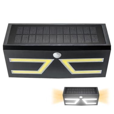 Imagem de Luz LED movida a energia solar para ambientes externos, sensível ao movimento, à prova d'água, design simples com 3 modos