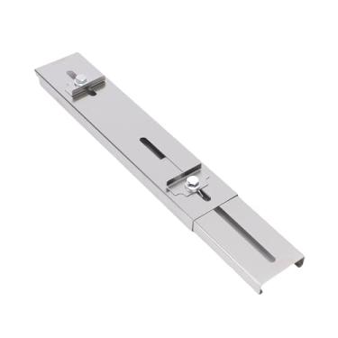 Imagem de Asixxsix Suporte para pedra de afiar em aço inoxidável, com porcas borboleta, ajustável e antiderrapante para pias de 29 a 44 cm, compatível com pedras de 9 a 22 cm.