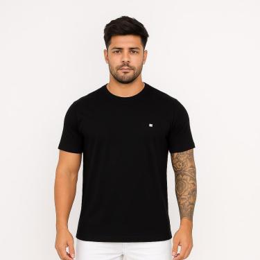 Imagem de Camisetas Masculina Radicais Livres 100 Algodão Malha Penteada Fio 30.1 Diversas Cores-Masculino