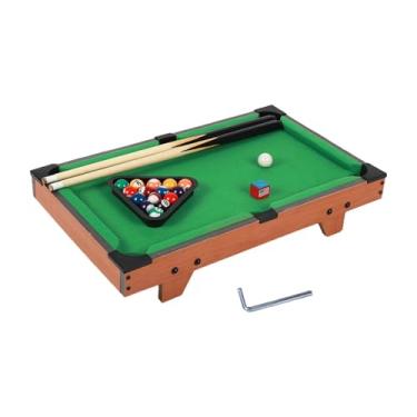 Imagem de Colaxi Mini conjunto de mesa de bilhar para crianças com bolas, jogos de giz, uso prático em casa e escritório, mesa de bilhar, brinquedo para crianças e