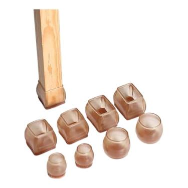 Imagem de Protetores De Silicone E Feltro Para Pernas De Cadeiras E Mesas – ProteçãO Completa(4,Redondo-Grande-40MM)
