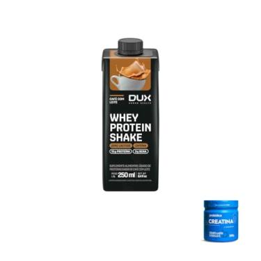 Imagem de Kit Whey Protein Shake 250ml Café com Leite Edge + Creatina Pura Monohidratada 300g